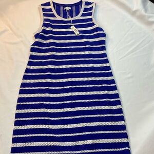Max Studio Striped Sleeveless Dress Size Large